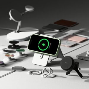 Ringke รุ่น Silicone Magnetic - เคส iPhone 16 Pro - สี Soft Mint