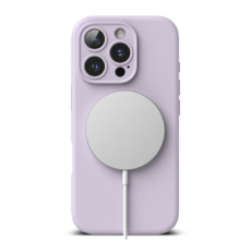 Ringke รุ่น Silicone Magnetic - เคส iPhone 16 Pro - สี Light Purple