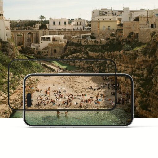 Ringke รุ่น Easy Slide Privacy Temper Glass - ฟิล์มกระจก iPhone 16 Pro (ฟิล์ม 2 แผ่นพร้อมอุปกรณ์ติดตั้ง) - Image 5