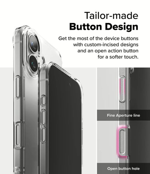 Ringke รุ่น Fusion - เคส iPhone 16 Plus - สี Clear - Image 7