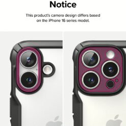 Ringke รุ่น Fusion X - เคส iPhone 16 Plus - สี Black