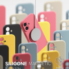 Ringke รุ่น Silicone Magnetic - เคส iPhone 16 Plus - สี Stone - Image 2