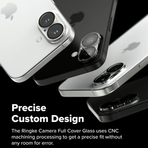 Ringke รุ่น Camera Protector Glass - กระจกเลนส์กล้อง iPhone 16 / 16 Plus (2 แผ่น) - Image 10