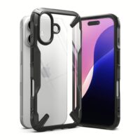 Ringke รุ่น Fusion X - เคส iPhone 16 - สี Black