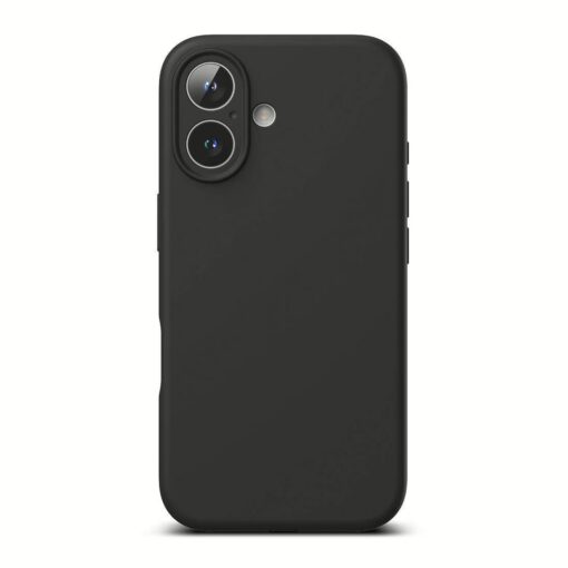 Ringke รุ่น Silicone Magnetic - เคส iPhone 16 - สี Black - Image 3