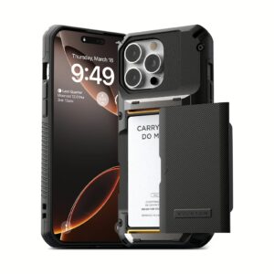 VRS รุ่น Damda Glide Pro - เคส iPhone 16 Pro Max - สี Black Logo