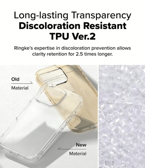 Ringke รุ่น Fusion - เคส iPhone 16 Pro Max - สี Matte Clear - Image 3