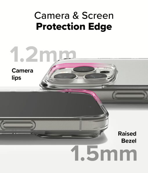 Ringke รุ่น Fusion - เคส iPhone 16 Pro Max - สี Matte Clear - Image 4