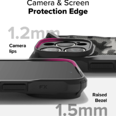 Ringke รุ่น Fusion X Design - เคส iPhone 16 Pro Max - สี Camo Black - Image 6