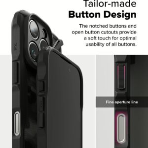 Ringke รุ่น Fusion X Design - เคส iPhone 16 Pro Max - สี Camo Black 20 Ringke รุ่น Fusion X Design - เคส iPhone 16 Pro Max - สี Camo Black