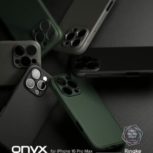 Ringke รุ่น Onyx - เคส iPhone 16 Pro Max - สี Black 11 Ringke รุ่น Onyx - เคส iPhone 16 Pro Max - สี Black