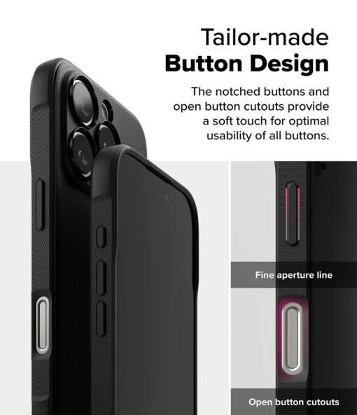 Ringke รุ่น Onyx - เคส iPhone 16 Pro Max - สี Black - Image 8