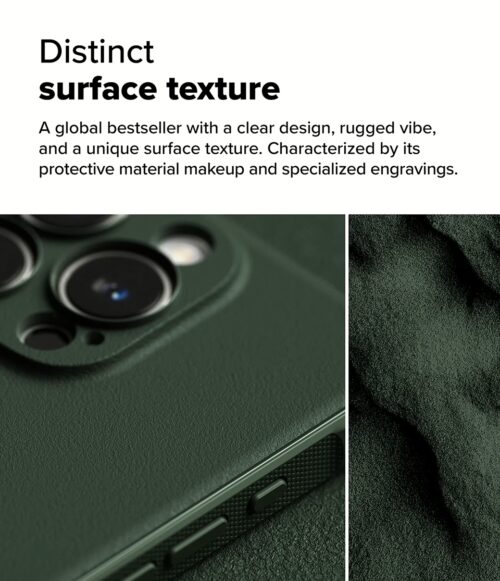 Ringke รุ่น Onyx - เคส iPhone 16 Pro Max - สี Dark Green - Image 3