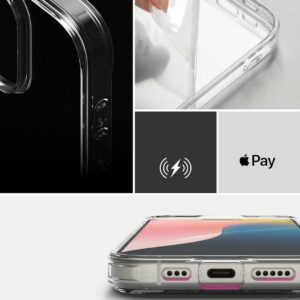 Ringke รุ่น Fusion - เคส iPhone 16 Pro - สี Clear 11 Ringke รุ่น Fusion - เคส iPhone 16 Pro - สี Clear