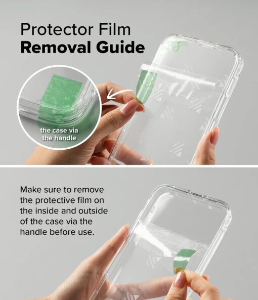 Ringke รุ่น Fusion - เคส iPhone 16 Pro - สี Matte Clear - Image 9
