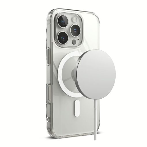 Ringke รุ่น Fusion Magnetic - เคส iPhone 16 Pro - สี Clear - Image 4