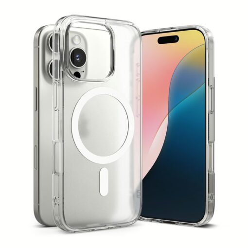 Ringke รุ่น Fusion Magnetic - เคส iPhone 16 Pro - สี Matte Clear - Image 2