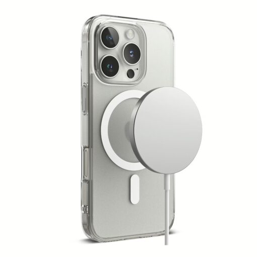 Ringke รุ่น Fusion Magnetic - เคส iPhone 16 Pro - สี Matte Clear - Image 4