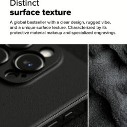 Ringke รุ่น Onyx - เคส iPhone 16 Pro - สี Black