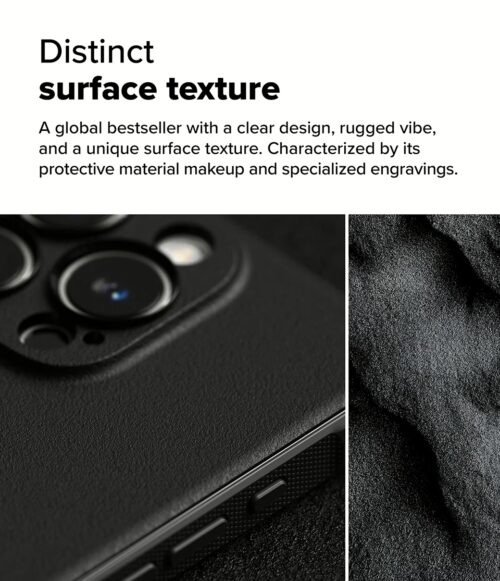 Ringke รุ่น Onyx - เคส iPhone 16 Pro - สี Black - Image 3