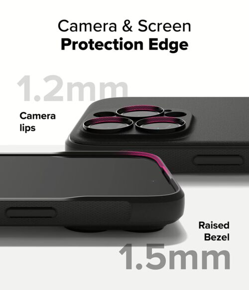 Ringke รุ่น Onyx - เคส iPhone 16 Pro - สี Black - Image 5