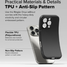 Ringke รุ่น Onyx - เคส iPhone 16 Pro - สี Black - Image 6