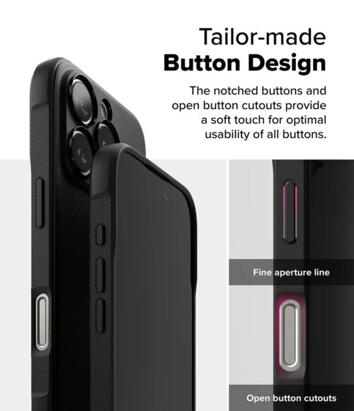 Ringke รุ่น Onyx - เคส iPhone 16 Pro - สี Black - Image 8
