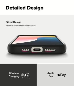 Ringke รุ่น Onyx - เคส iPhone 16 Pro - สี Black