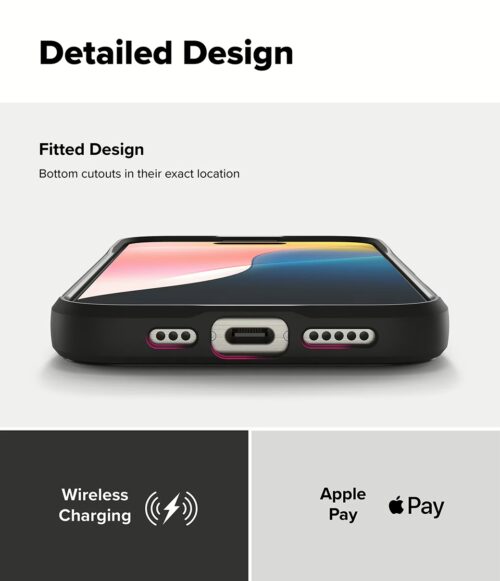 Ringke รุ่น Onyx - เคส iPhone 16 Pro - สี Black - Image 9