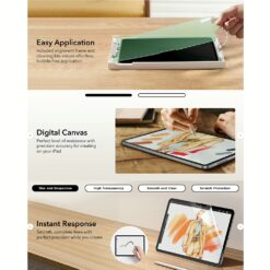 ESR รุ่น Paper-Feel Screen Protector - ฟิล์มหน้าจอ iPad Air 13" (2025/2024)