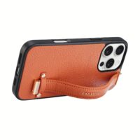 Custype รุ่น StandEase- Wrist Stand Phone Case - เคส iPhone 16 Pro - สี Orange