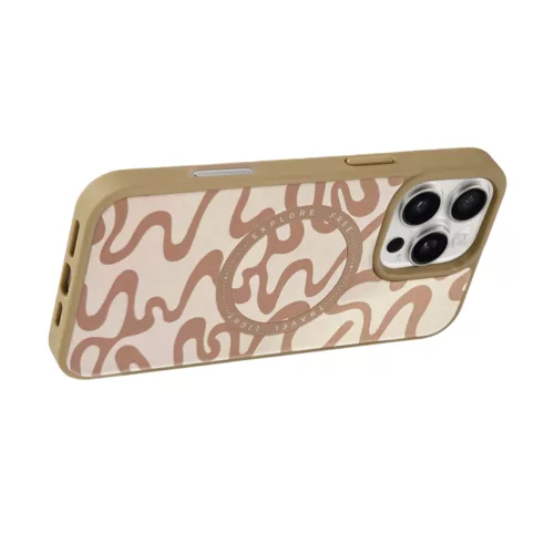 Custype รุ่น Magnetic Wireless Charging Phone Case with Printing - เคส iPhone 16 Pro Max - สี Graphic Nude