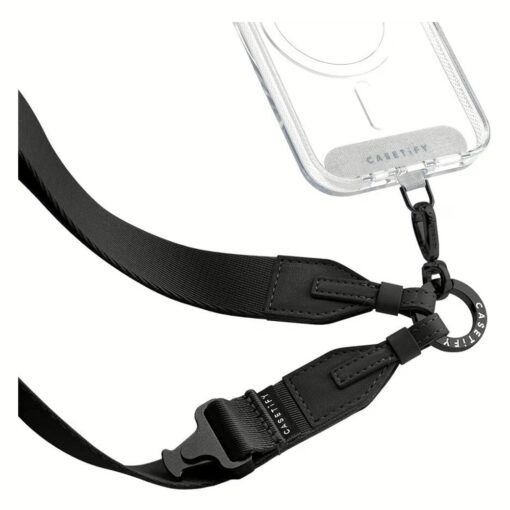 Casetify รุ่น 2-in-1 Utility Lanyard - สายคล้อง - สี Black - Image 2