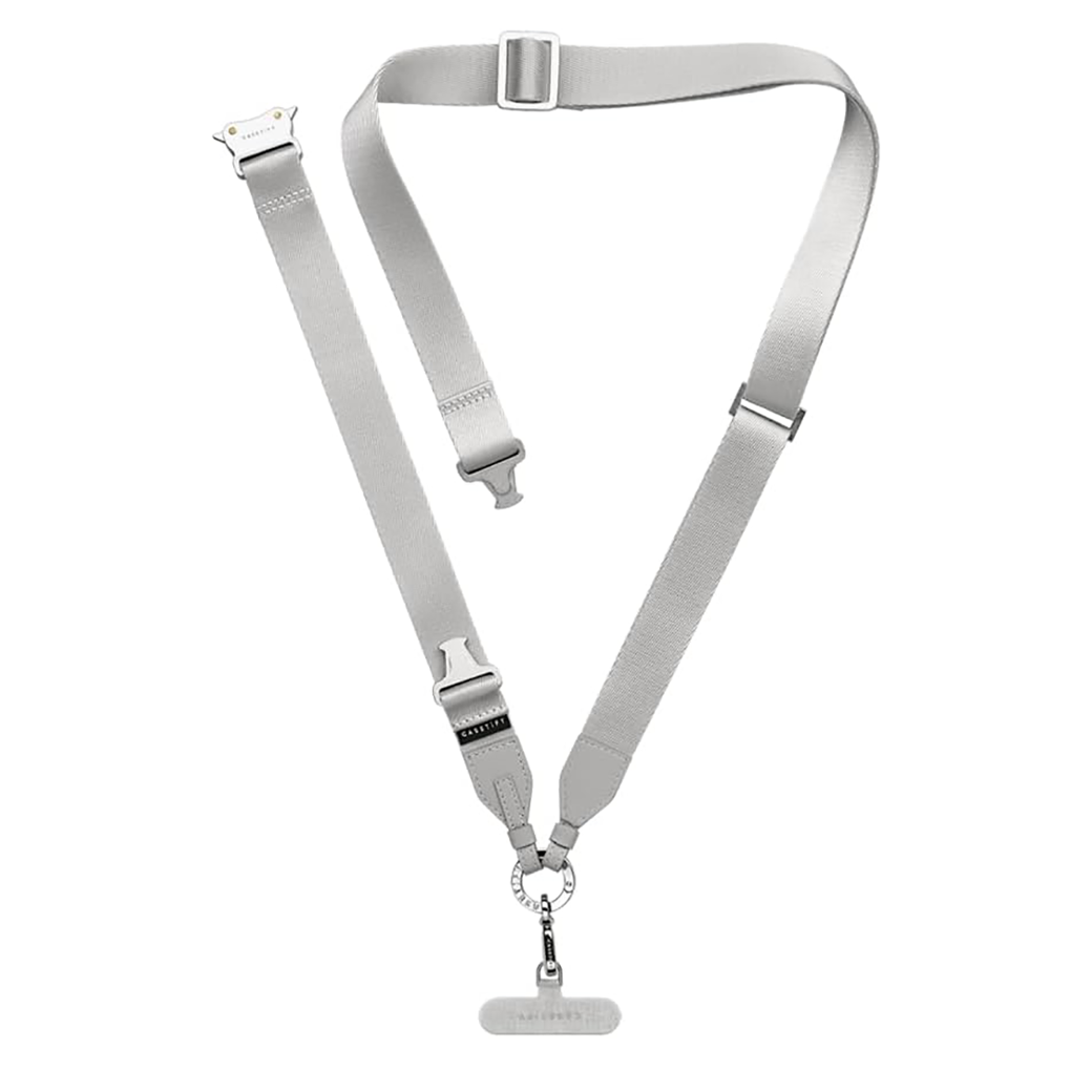 Casetify รุ่น 2-in-1 Utility Lanyard - สายคล้อง - สี Silver
