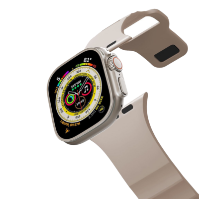 Casetify รุ่น Bounce Band - สายนาฬิกา Apple Watch 42/44/45/49mm - สี Oat