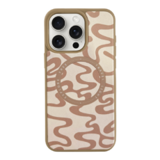 Custype รุ่น Magnetic Wireless Charging Phone Case with Printing - เคส iPhone 16 Pro Max - สี Graphic Nude