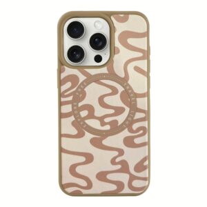 Custype รุ่น Magnetic Wireless Charging Phone Case with Printing - เคส iPhone 16 Pro Max - สี Graphic Nude