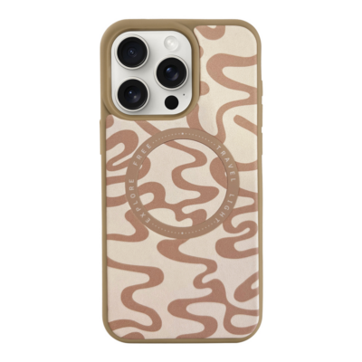 Custype รุ่น Magnetic Wireless Charging Phone Case with Printing - เคส iPhone 16 Pro - สี Graphic Nude