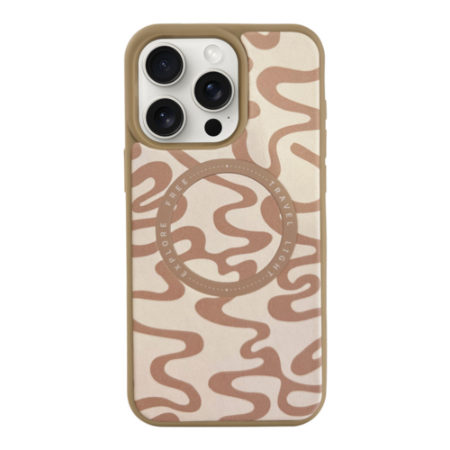 Custype รุ่น Magnetic Wireless Charging Phone Case with Printing - เคส iPhone 16 Pro Max - สี Graphic Nude