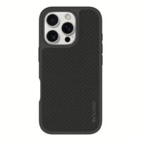Incase รุ่น City Case for Magsafe - เคส iPhone 16 Pro Max - สี Slate Gray Perforated Vegan Leather