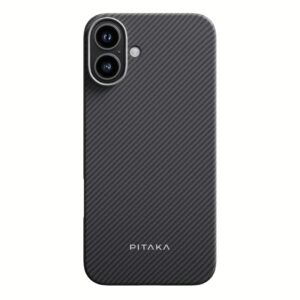 Pitaka รุ่น MagEZ Case 6 (600D) - เคส iPhone 16 Plus - สี Black/Grey Twill
