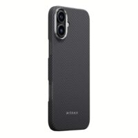 Pitaka รุ่น MagEZ Case 6 (600D) - เคส iPhone 16 - สี Black/Grey Twill