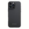 Pitaka รุ่น MagEZ Case Pro 4 (600D) - เคส iPhone 16 Pro - สี Black/Grey Twill