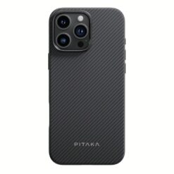 Pitaka รุ่น MagEZ Case Pro 4 (600D) - เคส iPhone 16 Pro Max - สี Black/Grey Twill