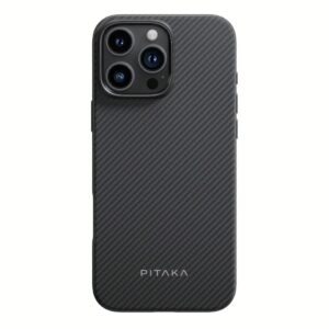 Pitaka รุ่น MagEZ Case Pro 4 (600D) - เคส iPhone 16 Pro Max - สี Black/Grey Twill