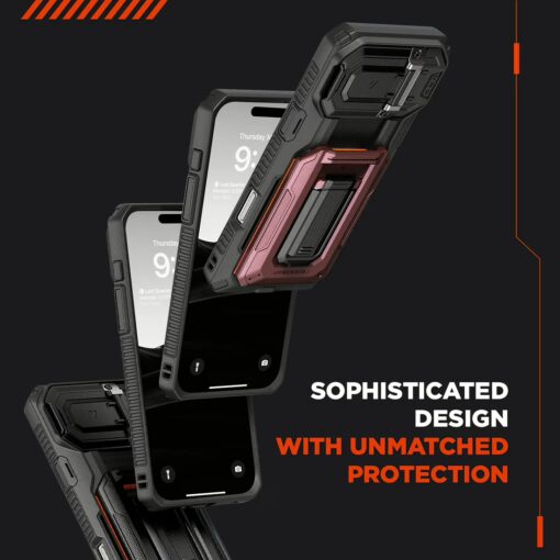 VRS รุ่น D-Wallet Origin - เคส iPhone 16 Pro Max - สี Black - Image 5