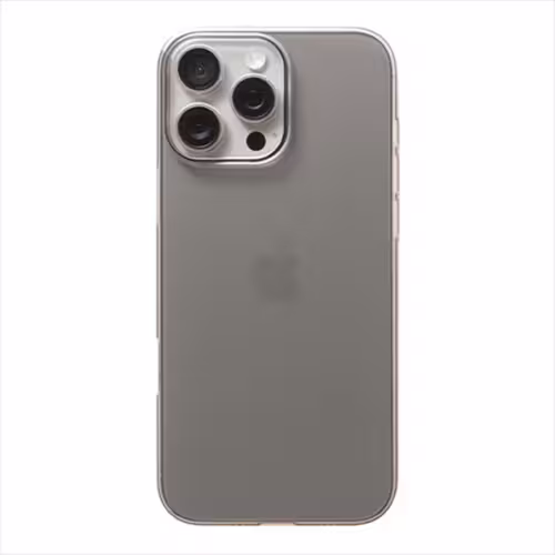 Power Support รุ่น Air Jacket - เคส iPhone 16 Pro Max - สี Clear Black