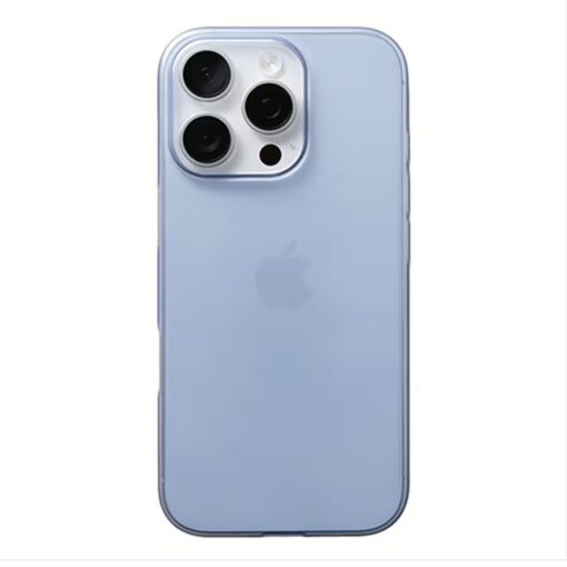 Power Support รุ่น Air Jacket - เคส iPhone 16 Pro - สี Clear Navy