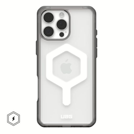 UAG รุ่น Plyo Magsafe - เคส iPhone 16 Pro Max - สี Ash/White