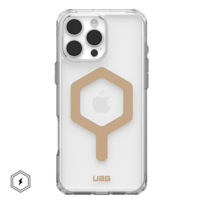 UAG รุ่น Plyo Magsafe - เคส iPhone 16 Pro Max - สี Ice/Gold